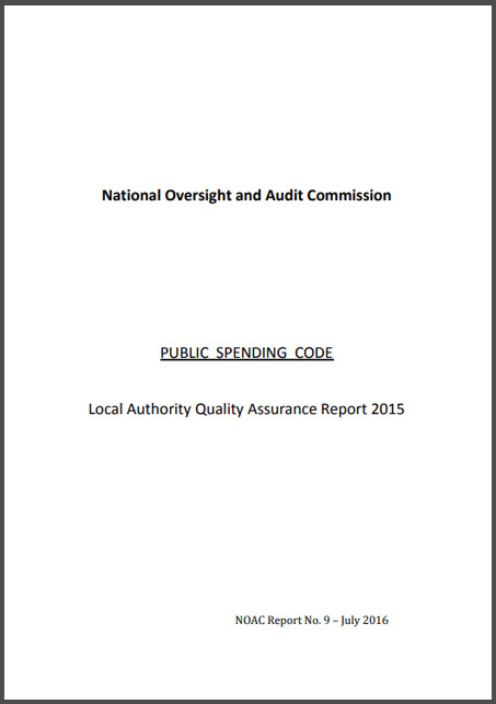find out more about Report 9: NOAC Public Spending Code Report 2015 